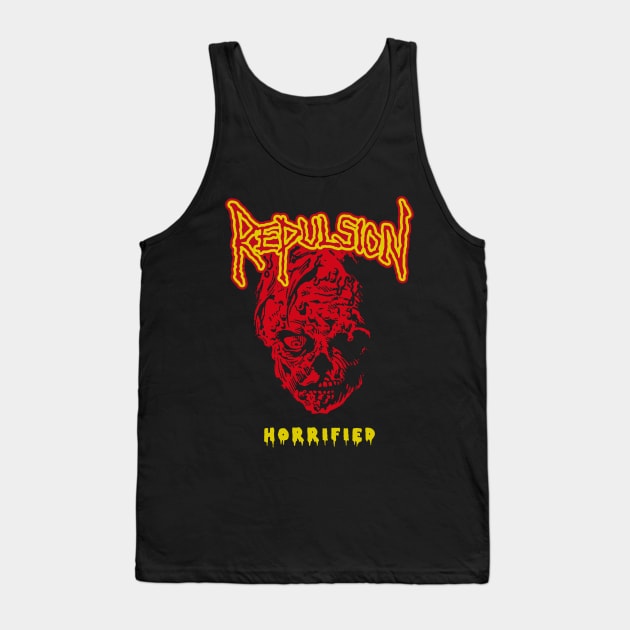 Repulsion "Horrified" Tribute Shirt Tank Top by lilmousepunk